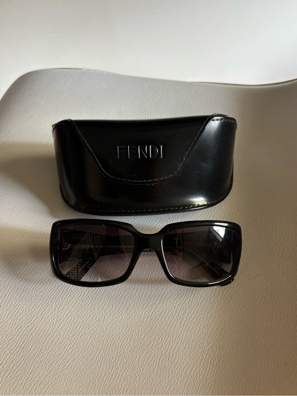 Fendi Women’s Black Square Frame Sunglasses